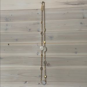 Ralph Lauren mother of pearl long necklace